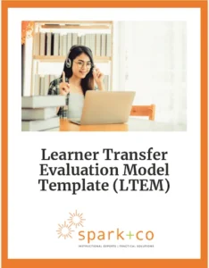 image of training evaluation template