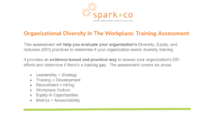 Diversity training needs assessment link