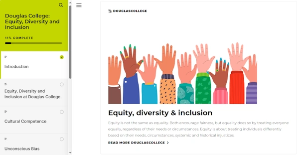 image from equity, diversity and Inclusion training course