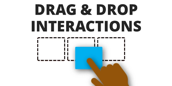 drag and drop interactive e learning 